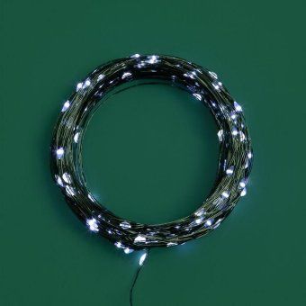 гирлянда светодиодная "роса" 30м 300led бел. ip20 230в с контроллером провод зел. neon-night 303-275 от магазина Штепсель и батарейка. - фото_7