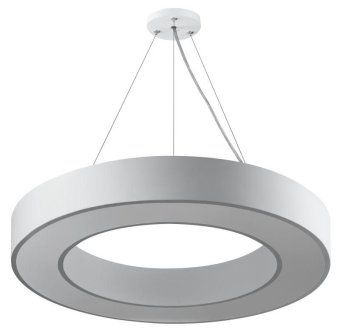 светильник светодиодный geometria ring spo-134-w-40k-056 56вт 4000к 4200лм ip40 800х80 бел. подвесной драйвер внутри эра б0058906 от магазина Штепсель и батарейка.