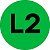 наклейка "l2" d20мм proxima ekf an-2-15-1 от магазина Штепсель и батарейка.