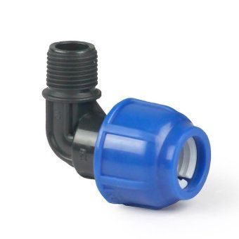 отвод компрессионный наружн. резьба pn16 d25х3/4дюйм для пэ труб rtp 14697 от магазина Штепсель и батарейка.