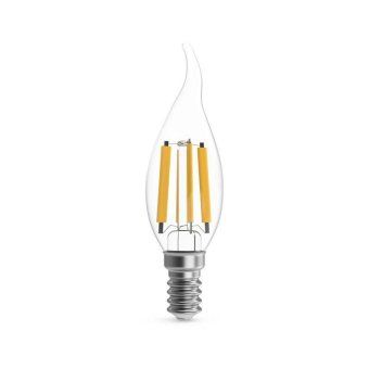 лампа светодиодная филаментная black filament 13вт свеча на ветру 4100к нейтр. бел. e14 1150лм gauss 104801213 от магазина Штепсель и батарейка. - фото_7