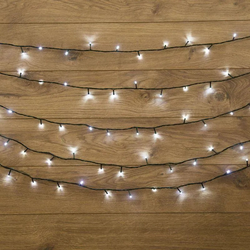 гирлянда светодиодная "твинкл лайт" 15м 120led бел. 6.9вт 220-240в ip20 с контроллером 8 режимов провод пвх темн. зел. neon-night 303-055 от магазина Штепсель и батарейка.