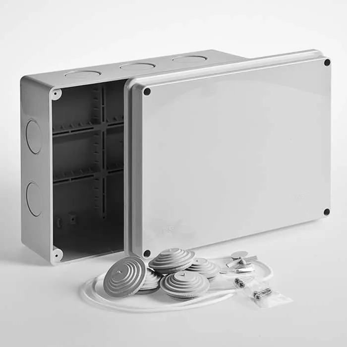 коробка распределительная оп 240х195х90мм ip55 без гермет. ruvinil 67066 от магазина Штепсель и батарейка.