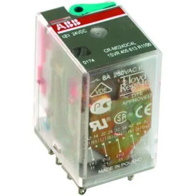 реле 6а 110в dc 4пк cr-m110dc4lg abb 1svr405618r8100 от магазина Штепсель и батарейка.