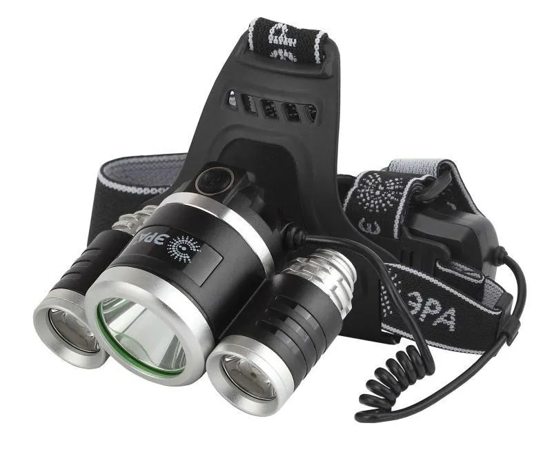 фонарь аккумуляторный налобный ga-809 8вт 3smd cree high power headlamp алюм. эра б0056111 от магазина Штепсель и батарейка.