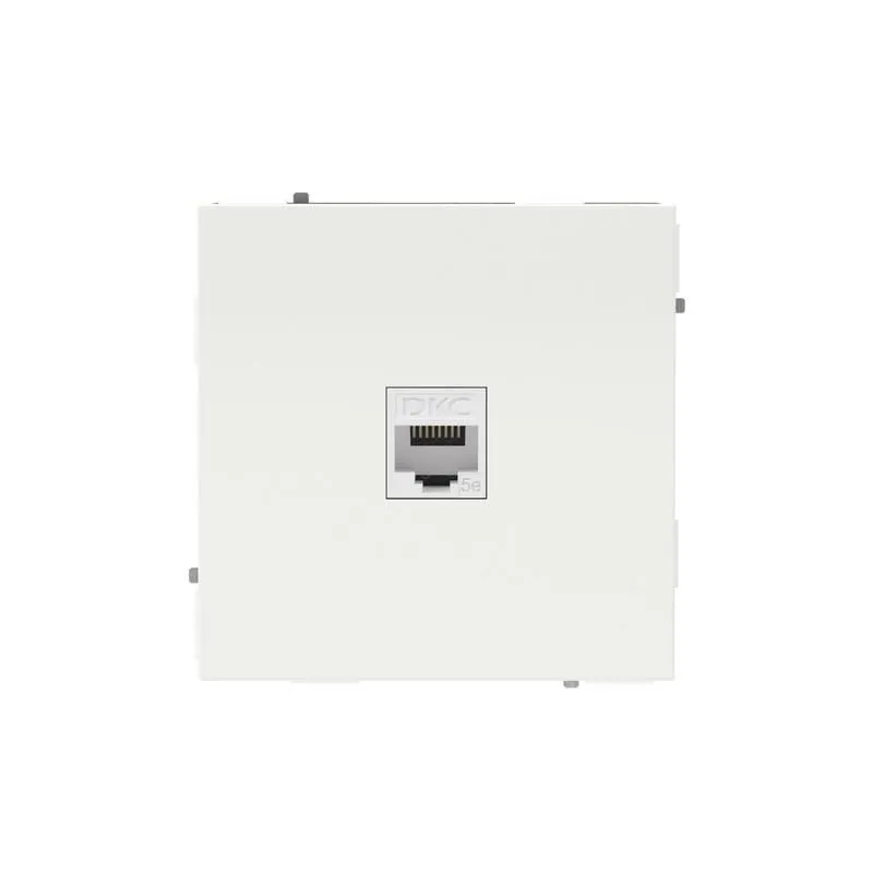 розетка компьютерная 1-м kant rj45 кат.5e без шторки бел. магнолия dkc 7000663 от магазина Штепсель и батарейка.