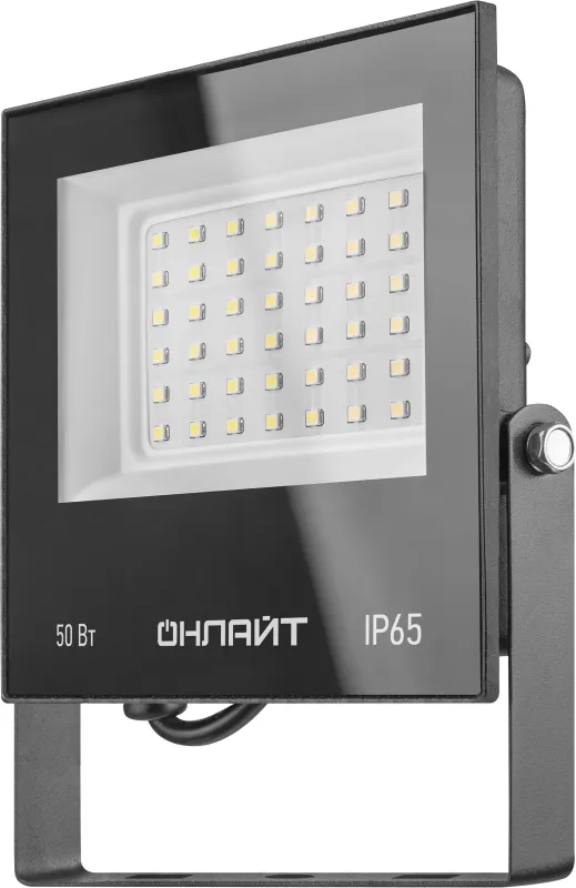 прожектор светодиодный 71 659 ofl-50-4k-bl-ip65-led 50вт 4000к ip65 4000лм черн. онлайт 71659 от магазина Штепсель и батарейка.