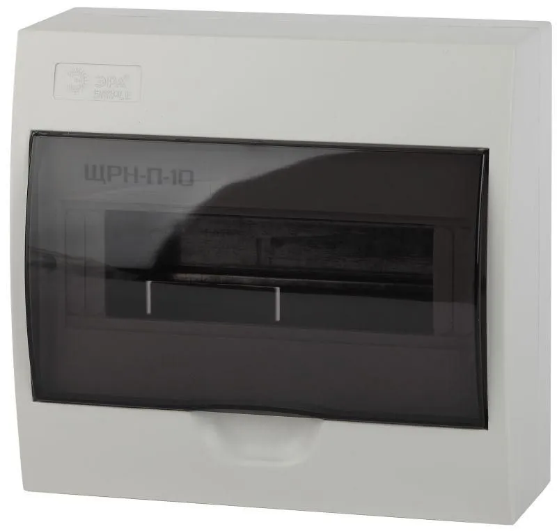 бокс щрн-п-10 мод. навесной пластик ip41 simple no-box_simple-plastic_10_surface эра б0041524 от магазина Штепсель и батарейка.