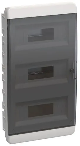 корпус пластиковый щрв-п-36 ip41 черн. прозр. дверь tekfor iek  tf5-kp12-v-36-41-k01-k03 от магазина Штепсель и батарейка.