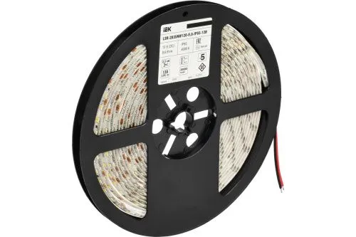 iek лента ip65 12v 9,6вт/м 4000к led 5м lsr-2835nw120-9,6-ip65-12в от магазина Штепсель и батарейка.