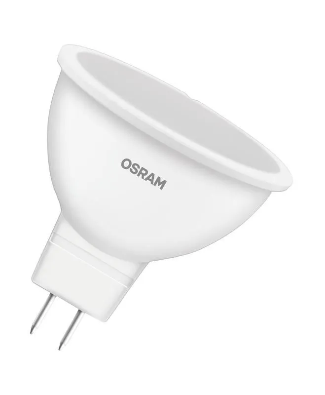 лампа светодиодная led star mr16 50110 5w/830 230v gu5.3 5вт матовая 3000к тепл. бел. gu5.3 mr16 400лм 220-240в пластик. (замена 50вт) osram 4058075480469 от магазина Штепсель и батарейка.