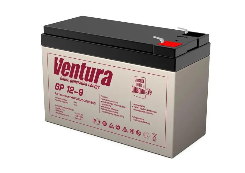 аккумулятор 12в 9а.ч gp 12-9 ventura от магазина Штепсель и батарейка.