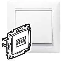 розетка компьютерная + телефонная 2-м сп valena rj45 + rj11 кат.6 utp механизм бел. (diy-упак.) leg 695339 от магазина Штепсель и батарейка.