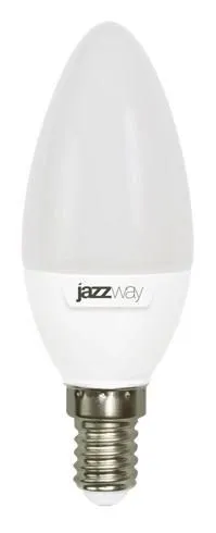лампа светодиодная pled-sp 9вт c37 свеча 3000к тепл. бел. e14 820лм 230в jazzway 2859457a от магазина Штепсель и батарейка.