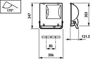 светильник rvp151 mhn-td70w ic a 70вт rx7s ip65 philips 910503695018 от магазина Штепсель и батарейка.