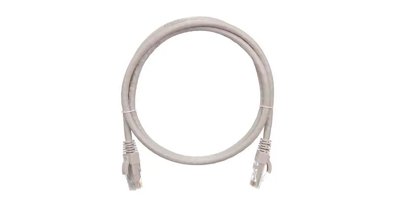 патч-корд u/utp 4 пары кат.6 (класс e) 250мгц 2хrj45/8p8c bc (чистая медь) 24awg (7х0.205мм) lszh нг(а)-hfltx сер. 0.5м nikomax nmc-pc4ue55b-005-c-gy от магазина Штепсель и батарейка.