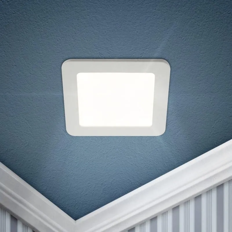 светильник светодиодный led 2-16-6k 16вт 6500к встраив. квадратный эра б0058405 от магазина Штепсель и батарейка.