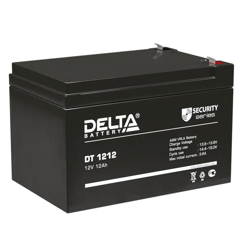 аккумулятор опс 12в 12а.ч dt 1212 delta 4614010040013 от магазина Штепсель и батарейка.