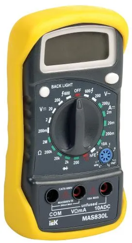 мультиметр цифровой master mas830l iek от магазина Штепсель и батарейка.