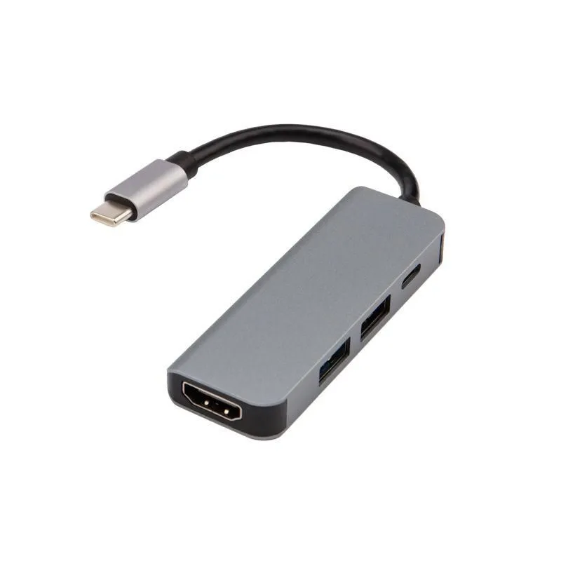 разветвитель usb type-c на 4 порта: 1xhdmi/2xusb 3.0 pd/1xtype-c pd rexant 18-4151 от магазина Штепсель и батарейка.