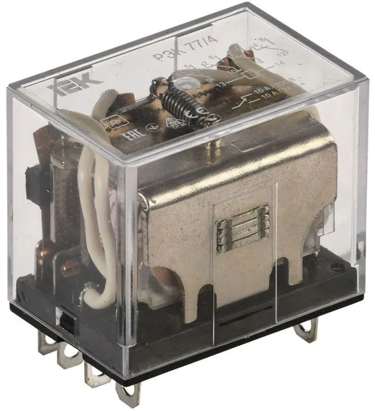 реле рэк 77-4 10а 24в ac iek rrp10-4-10-024a от магазина Штепсель и батарейка.