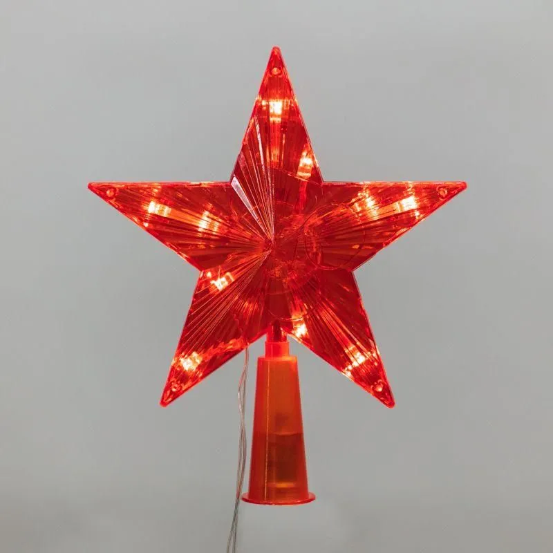 фигура светодиодная "звезда" 15см 10led красн. 230в ip20 на елку постоян. свечение neon-night 501-007 от магазина Штепсель и батарейка.