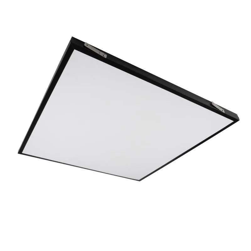 светильник светодиодный дво ppl 588/g opal 40вт 4000к ip40 588х588х25мм black грильято pro jazzway 5062023 от магазина Штепсель и батарейка.