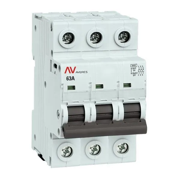 выключатель нагрузки 3п 63a avn averes ekf avn-3-63-av от магазина Штепсель и батарейка.