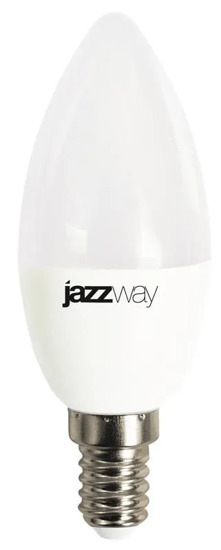 лампа светодиодная pled-lx 8вт c37 свеча 4000к нейтр. бел. e14 pro jazzway 5025271 от магазина Штепсель и батарейка.