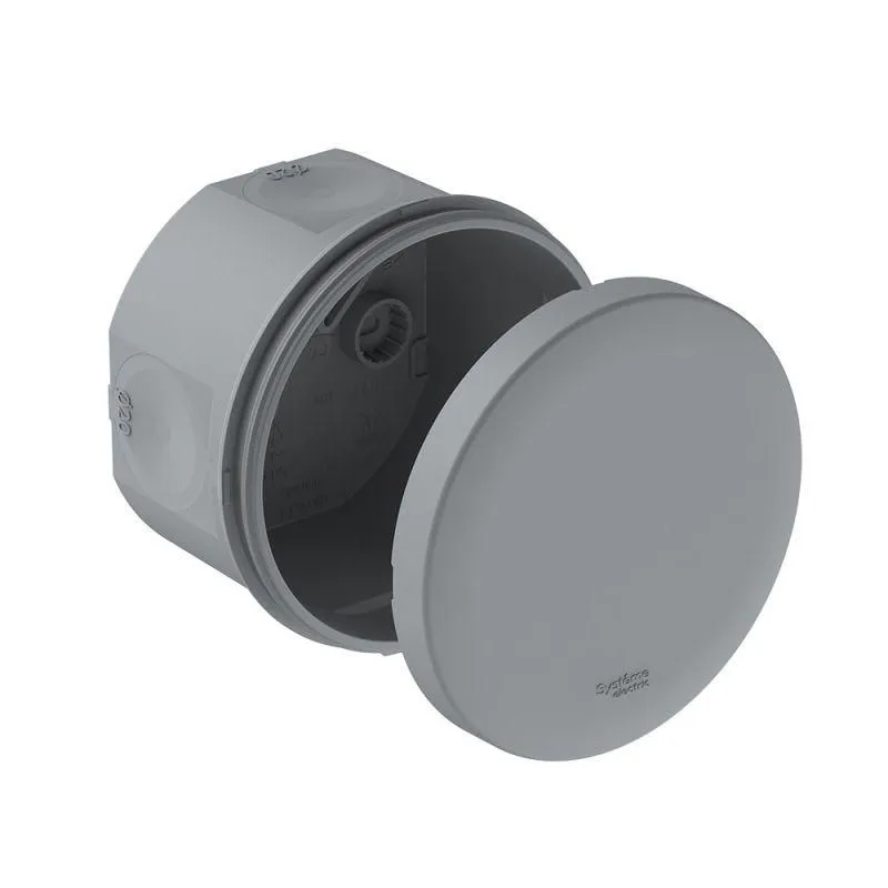 коробка распределительная multibox ip66 d80х50 diy (со стикером) сер. se imt351951 от магазина Штепсель и батарейка.