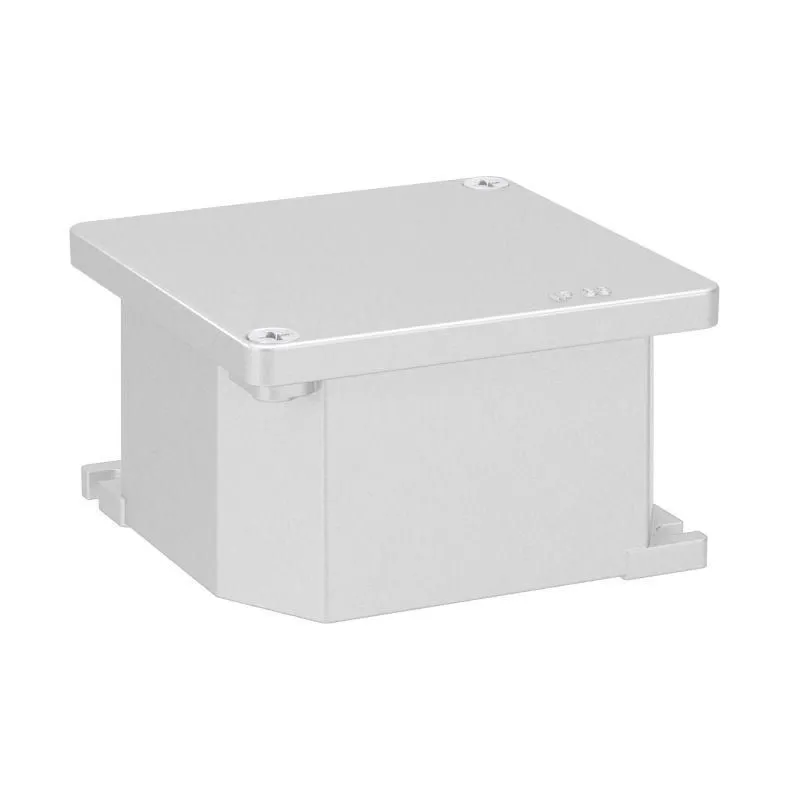 коробка ответвительная 90х90х53мм ip66 ral9006 окрашен. алюм. dkc 65300 от магазина Штепсель и батарейка.