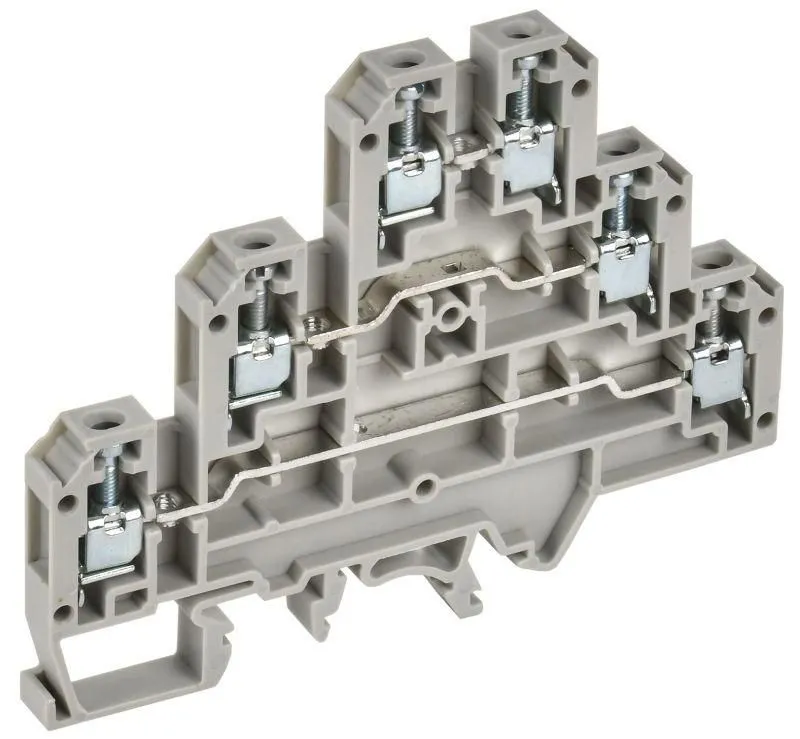 колодка клеммная cts-ml 3 ур. 2.5кв.мм сер. iek yct13-00-3-k03-002 от магазина Штепсель и батарейка.