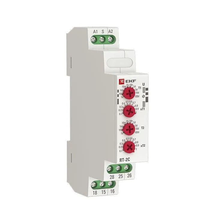 реле времени rt-2c 12-240в 2 регулир. порога времени 2 исп. конт. proxima ekf rt-2c-12-240 от магазина Штепсель и батарейка.