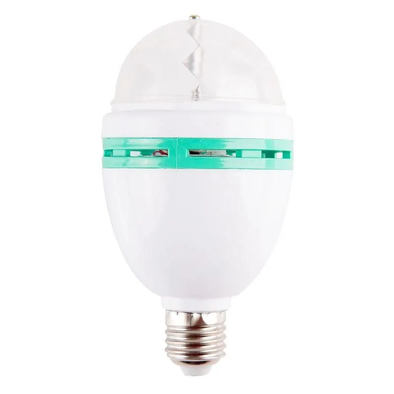 лампа светодиодная "диско" 6вт 3led rgb e27 230в ip20 80х80х195мм neon-night 601-253 от магазина Штепсель и батарейка.