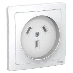розетка силовая сп blanca 2p+n 32а 250в бел. sche blnsr003231 от магазина Штепсель и батарейка.