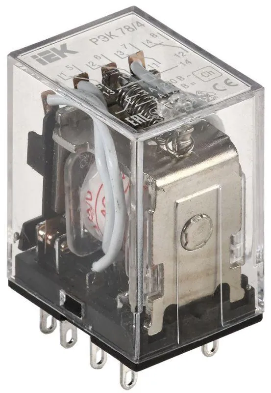 реле рэк 78-4 3а 24в ac iek rrp20-4-03-024a от магазина Штепсель и батарейка.