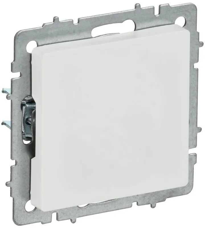 заглушка brite мз10-браб с суппортом механизм арктич. бел. iek br-pl10-k91 от магазина Штепсель и батарейка.