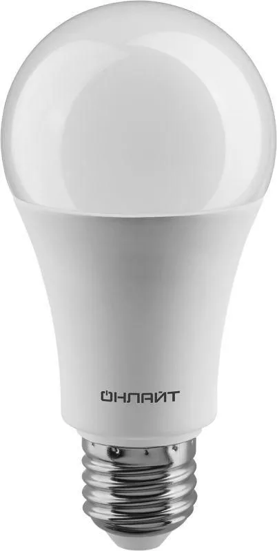 лампа светодиодная 61 157 oll-a60-20-230-2.7k-e27 20вт грушевидная онлайт 61157 от магазина Штепсель и батарейка.