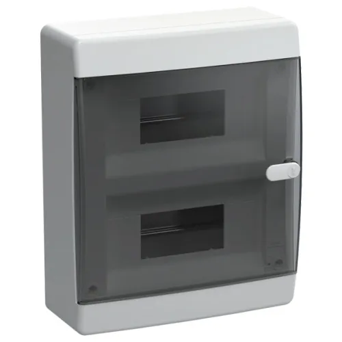 корпус пластиковый щрн-п-8 ip41 черн. прозр. дверь union compact iek uic-kp12-n-08-41-k01 от магазина Штепсель и батарейка.