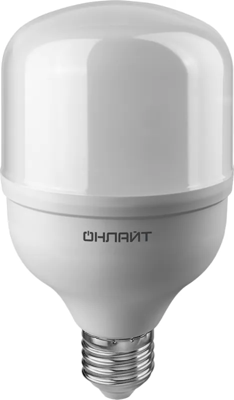 лампа светодиодная высокомощная 82 901 oll-t80-30-230-865-e27 30вт 6500к холод. бел. e27 2400лм 176-264в онлайт 82901 от магазина Штепсель и батарейка.