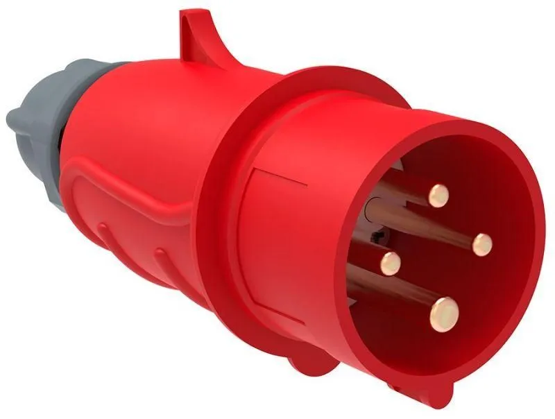 вилка эл. каб. 16а 3p+pe 380в ip44 magnum сси-014 iek psn02-016-4 от магазина Штепсель и батарейка.