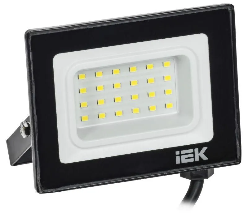 прожектор светодиодный сдо 06-20 4000к ip65 черн. iek lpdo601-20-40-k02 от магазина Штепсель и батарейка.