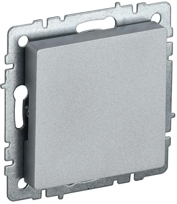 заглушка c суппортом brite мз10-бра механизм алюм. iek br-pl10-k47 от магазина Штепсель и батарейка.