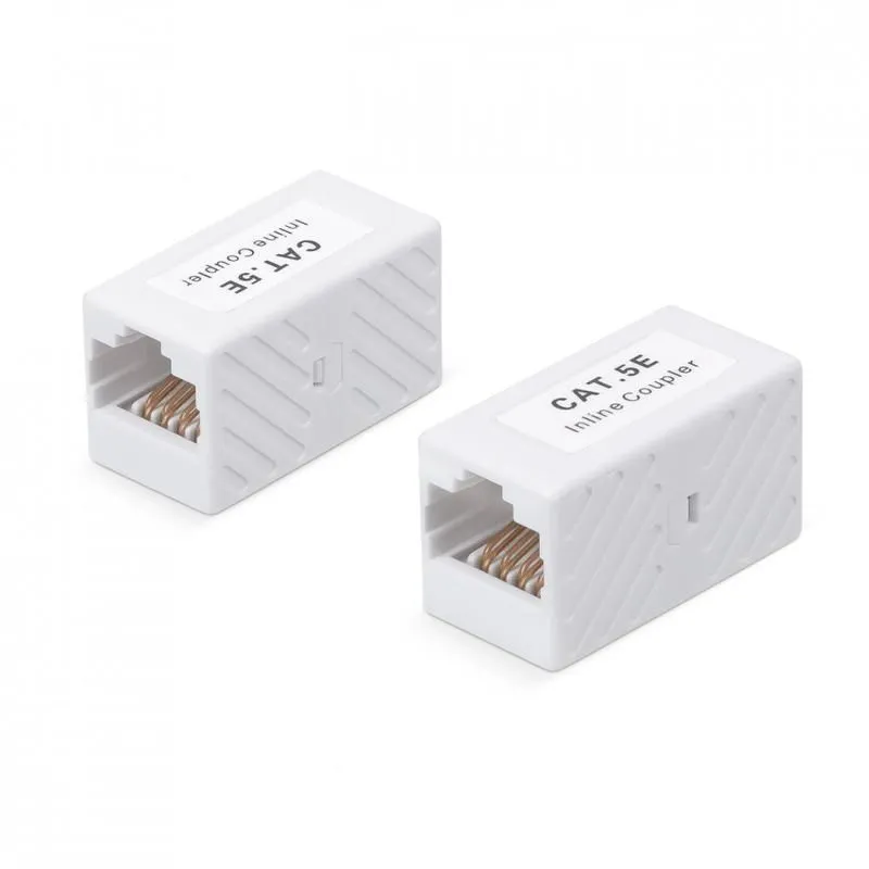 адаптер проходной rj45-rj45 (8p8c) кат.5e неэкранир. wr-ca-8p8c-c5e бел. wrline 505223 от магазина Штепсель и батарейка.