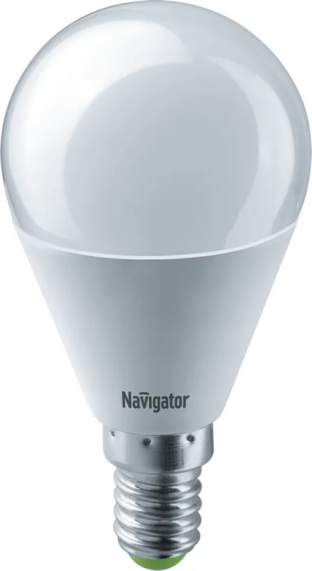 лампа светодиодная 94 468 nll-g45-7-230-4k-e14 7вт шар 4000к нейтр. бел. e14 560лм 176-264в navigator 94468 от магазина Штепсель и батарейка.