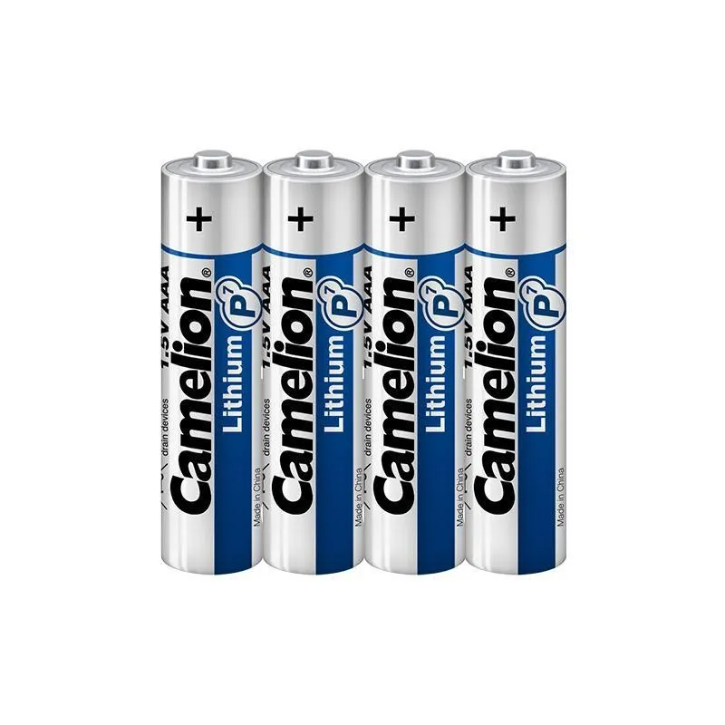 элемент питания литиевый ааа/fr03 lithium sp4 fr03-sp4 батарейка 1.5в (уп.4шт) camelion 15242 от магазина Штепсель и батарейка.