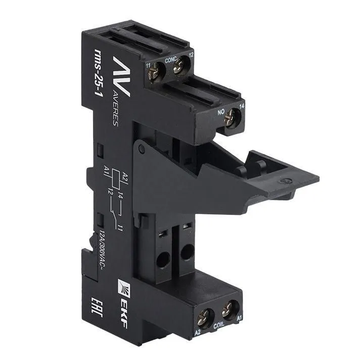 разъем для реле рm slim 25/1 averes ekf rms-25-1 от магазина Штепсель и батарейка.