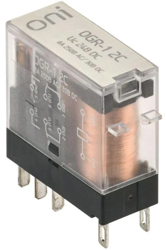 реле общего назначения ogr-1 2c 24в dc oni ogr-1-2c-dc24v от магазина Штепсель и батарейка.
