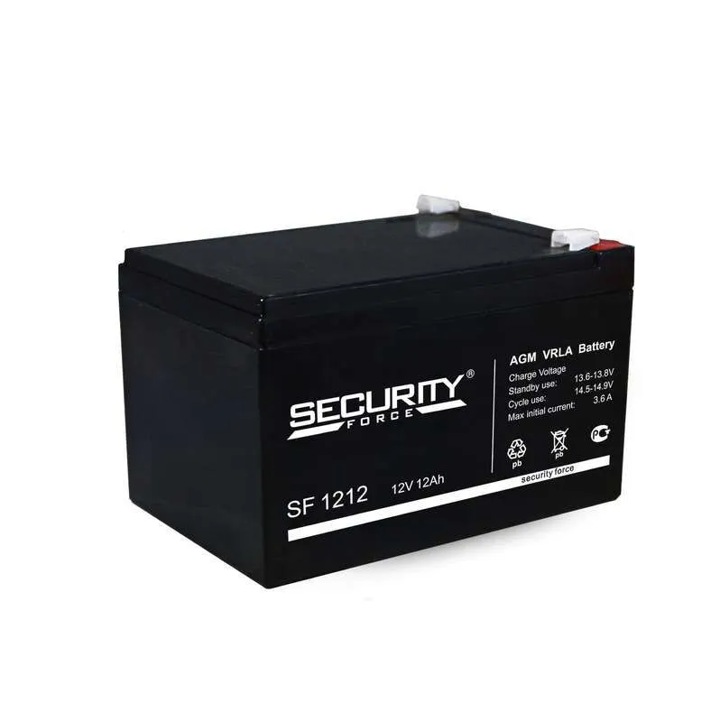 аккумулятор опс 12в 12а.ч sf 1212 security force 4614030010001 от магазина Штепсель и батарейка.