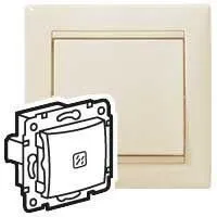 выключатель 1-кл. сп valena 10а ip31 с подсветкой механизм сл. кость (diy-упак.) leg 695601 от магазина Штепсель и батарейка.